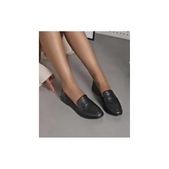 Selected By La.ra Mocassin Zwart