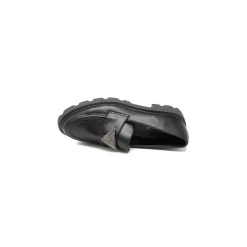 Selected By La.ra Mocassin Zwart