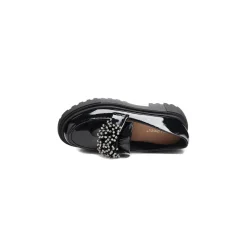 Selected By La.ra Mocassin Zwart