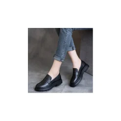 Selected By La.ra Mocassin Zwart