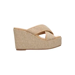 Selected By La.ra Muiltje met hak Beige