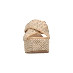 Selected By La.ra Muiltje met hak Beige