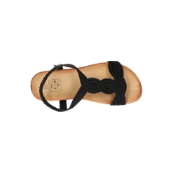 Selected By La.ra Sandaal Zwart