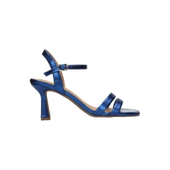 Selected By La.ra Sandaal Blauw