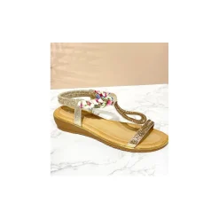 Selected By La.ra Sandaal Goud