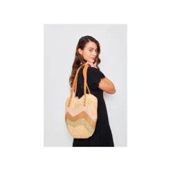 Selected By La.ra Shopper en family bag Beige