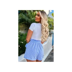 Selected By La.ra Short Blauw