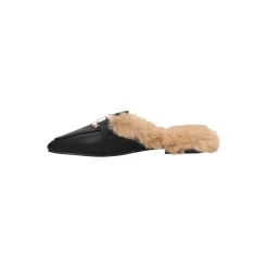 Selected By La.ra Slipper Zwart