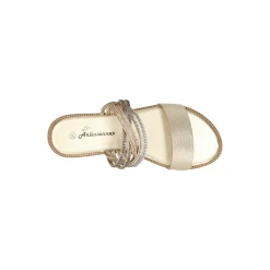 Selected By La.ra Slipper Goud