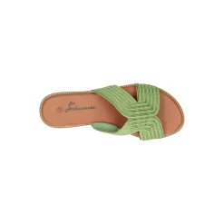 Selected By La.ra Slipper Groen