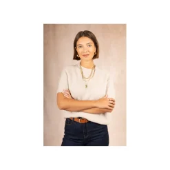 Selected By La.ra T-shirt Beige