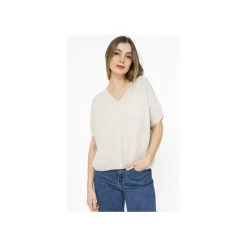 Selected By La.ra T-shirt Beige