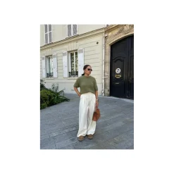 Selected By La.ra T-shirt Groen