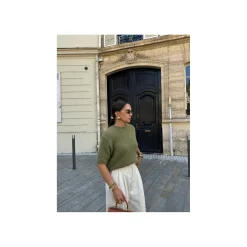 Selected By La.ra T-shirt Groen