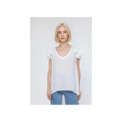 Selected By La.ra T-shirt Wit