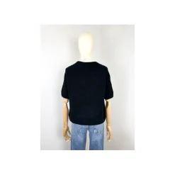 Selected By La.ra T-shirt Zwart