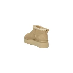 Super Cracks Boots / enkellaars Beige