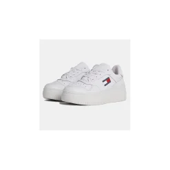 Tommy Jeans Lage sneaker Wit