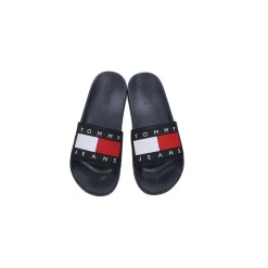 Tommy Jeans Slipper Blauw