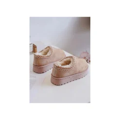 Unique For Olivia Slipper Beige