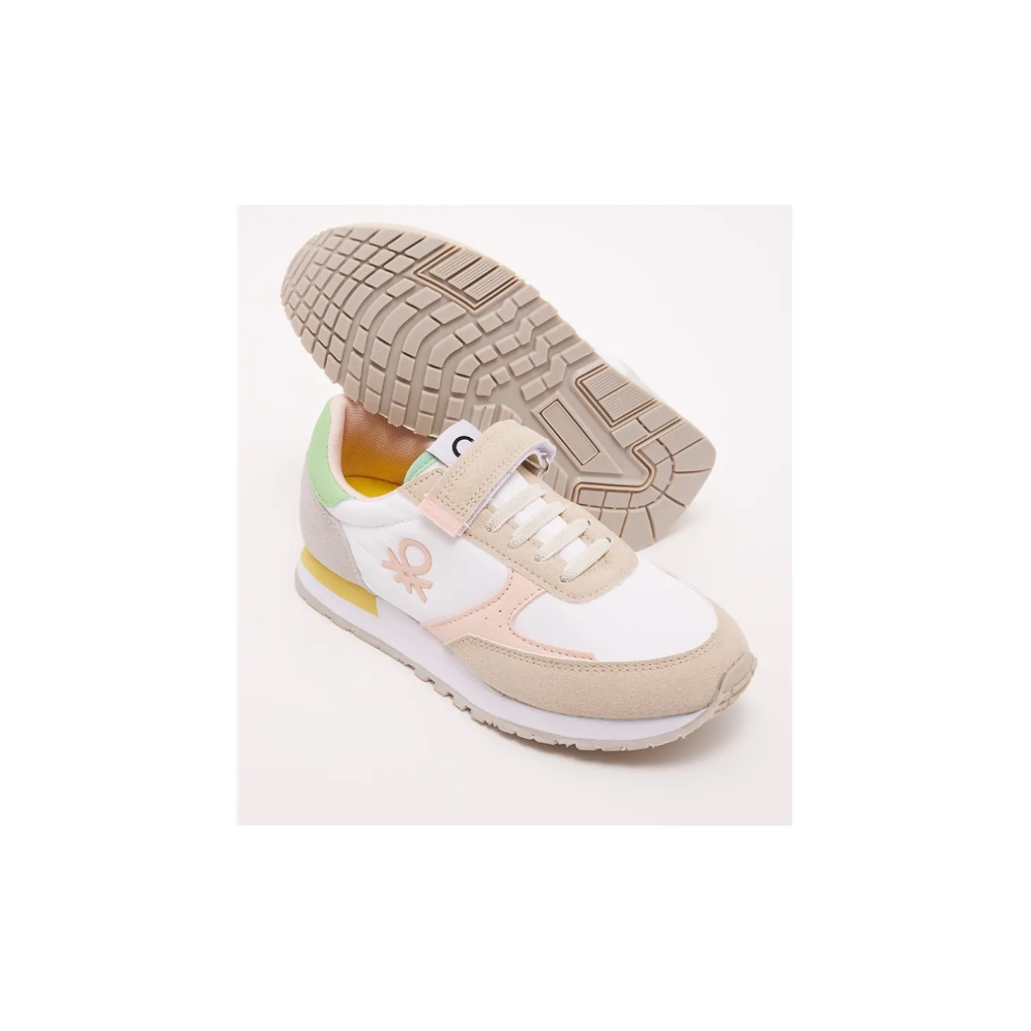 United Colors Of Benetton Lage sneaker Wit