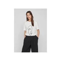 Vila T-shirt Wit